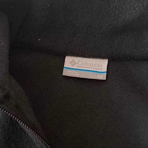 SOLD Columbia Benton Springs Fleece Vest Black - Picture 4 of 5